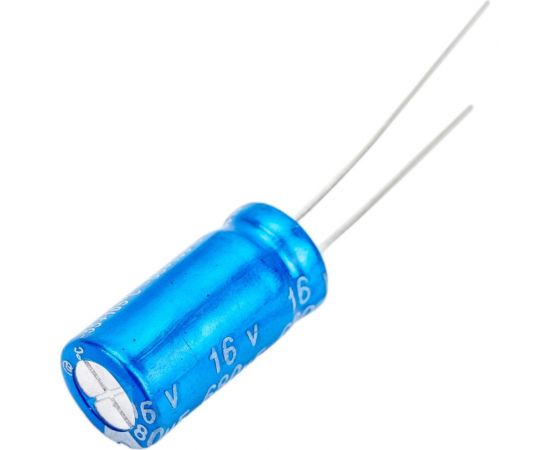 Электролитический конденсатор JB Capacitors 680мкФ, 16В, -55/105C, 8x16мм, JRB1C681M03500800160000BST-07 – изображение 2