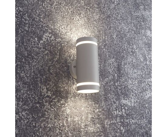 Садово-парковый светильник FERON DH1002, GX53 15 Вт, на стену вверх/вниз, 230V, белый 48316 – изображение 2