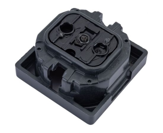 Накладка на розетку Simon с заземляющим контактом, сменная, S27, графит 2700041-038 – изображение 3