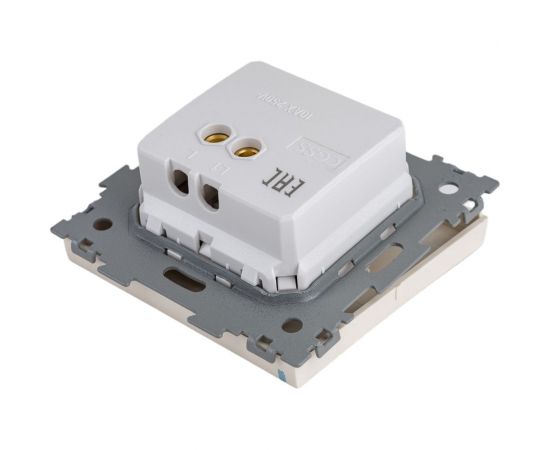 Одноклавишный выключатель CGSS бежевый Практика PL-W101-BGG – изображение 3