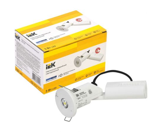 Аварийный светильник IEK ДПА 060 непостоянного действия, 3ч, IP20 LDPA0-060-3-20-K01 – изображение 3