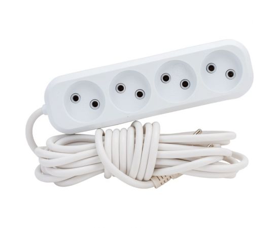 Сетевой удлинитель ПЕРЕСВЕТ+ Р/С-4 шнур ПВС 2*1- 5м 4620003921582 – изображение 3