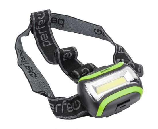 Светодиодный налобный фонарь Perfeo Alaska, зелёный 30014873 – изображение 3