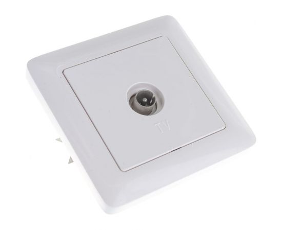 Телевизионная розетка Schneider Electric ХИТ, С/У, белый RAT-1S3-B – изображение 4