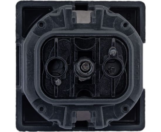 Накладка на розетку Simon с заземляющим контактом, сменная, S27, графит 2700041-038 – изображение 4