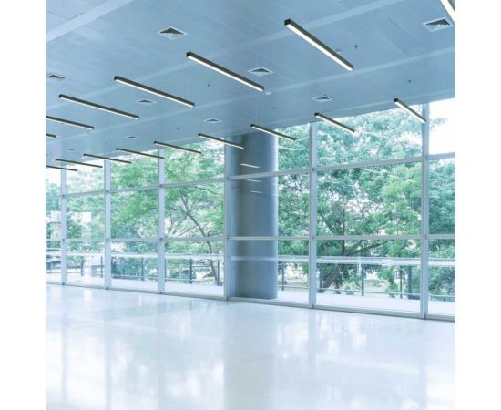 Линейный подвесной светильник ООО Лидер 1200x50x50 4000K 36W Черный М0000037860 – изображение 4