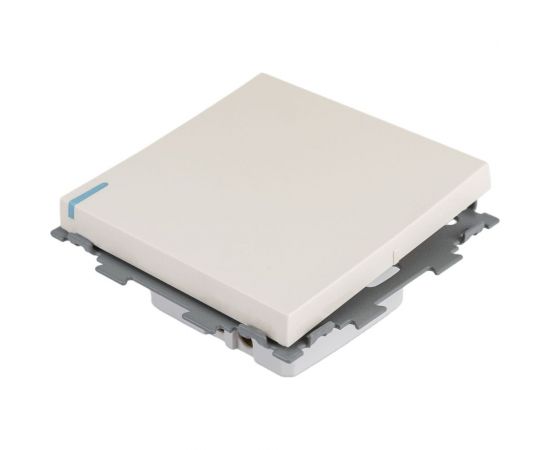 Одноклавишный выключатель CGSS бежевый Практика PL-W101-BGG – изображение 4