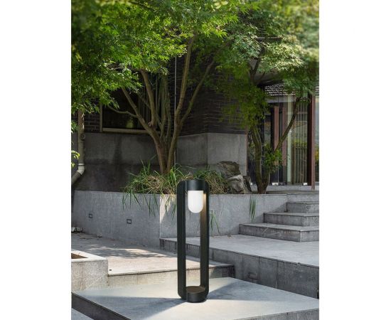 Садово-парковый светильник столб duwi Nuovo, Е27, IP54, 120х150х600мм литой алюминий, черный 24384 7 – изображение 4