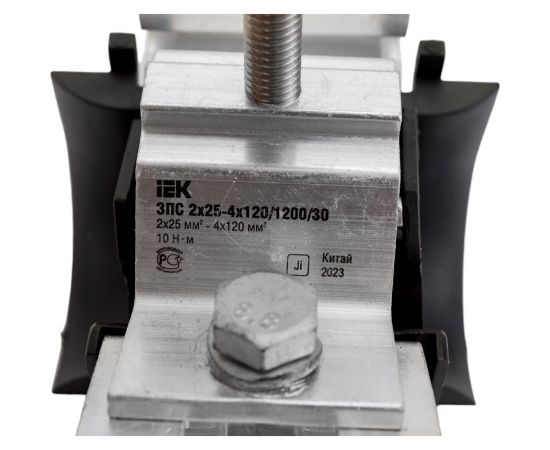 Промежуточный зажим IEK ЗПС 2х25-4х120/1200/30 SO140.02 UZA-15-D25-D120-90-12 – изображение 4