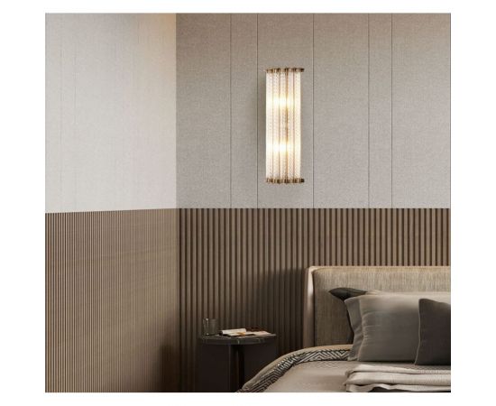 Настенный светильник Moderli Crumbly латунь, полупрозрачный V10263-2W – изображение 4