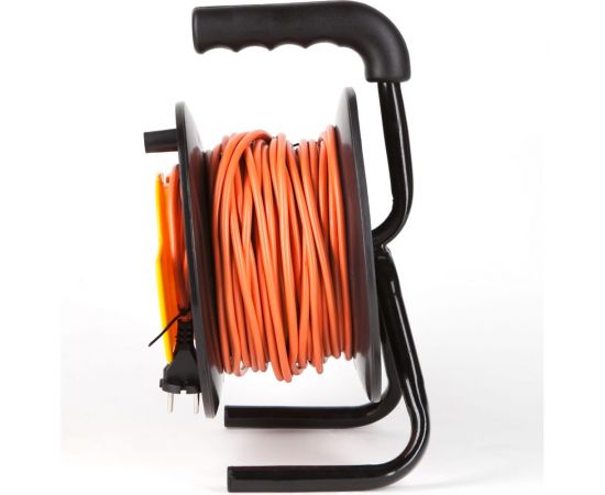 Силовой удлинитель МПП УДЛИНИТЕЛЬ одна розетка на катушке без заземления 30 метров\УС-1-30 1 роз б\з ПВС 2*0,75 30 м\220В 999000000000601 – изображение 5