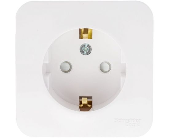 Наружная розетка Schneider Electric Blanca Белый, с заземлением, со шторками, 16А, 250В SE BLNRA011111 – изображение 5