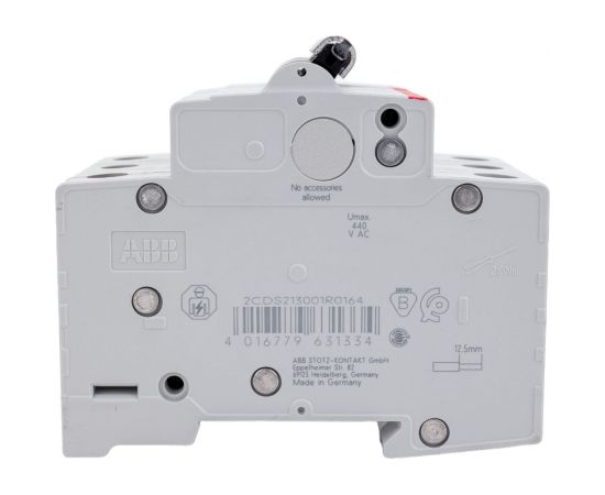 Автоматический выключатель ABB 3-полюсной sh203 c 16 2CDS213001R0164 – изображение 5