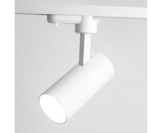 Трековый однофазный светильник на шинопровод FERON al195 под лампу gu10, белый, 48542 – изображение 5