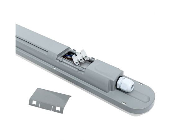 Светодиодный пылевлагозащищенный светильник EKF ДСП-1014А Айсберг 40Вт 6500К IP65 1200мм с блоком аварийного питания PROxima TPL-1014A-40-6500-A – изображение 6