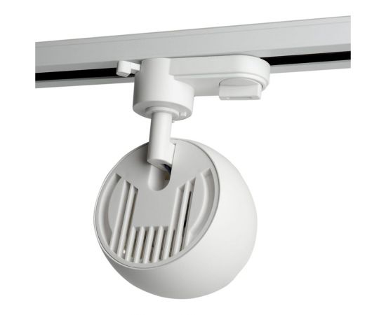 Трековый однофазный светильник на шинопровод FERON al164 под лампу gx53, белый, 48546 – изображение 8