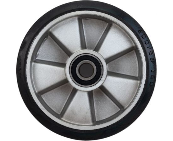 Колесо для гидравлической тележки 200 мм, Rub, алюминий, с подшипником WILMART 200 bear 