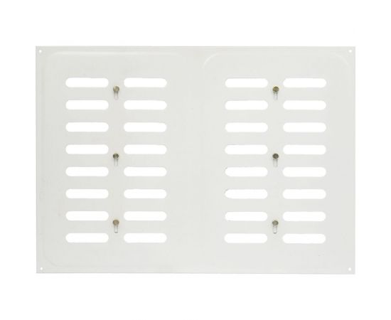 Решётка вентиляционная раздвижная 240x340 мм, цвет белый Трибатрон 87978 