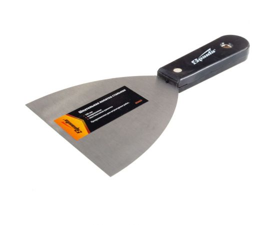 Шпательная лопатка SPARTA стальная, 100 мм, полированная, пластмассовая ручка 852425 