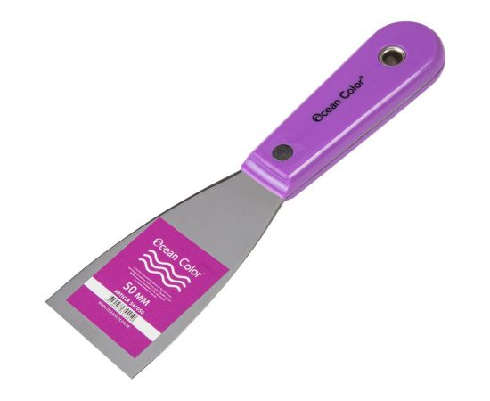 Шпатель для всех видов шпатлевок и смесей Ocean Color 50 мм 541050 