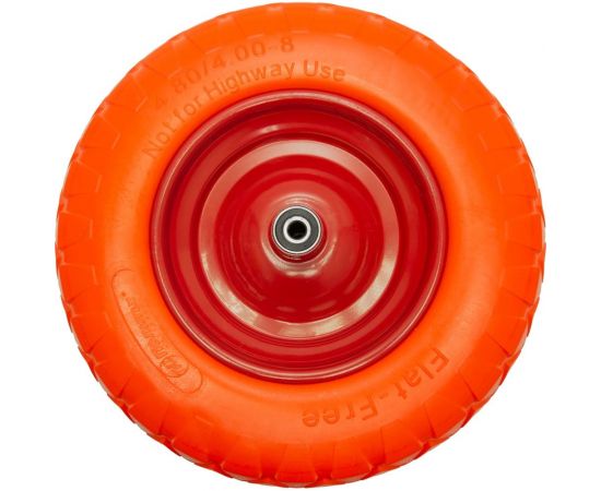 Колесо для 1-колесной тачки бескамерное (4.80/4.00-8) втулка 12 мм POLYAGRO 8055101 