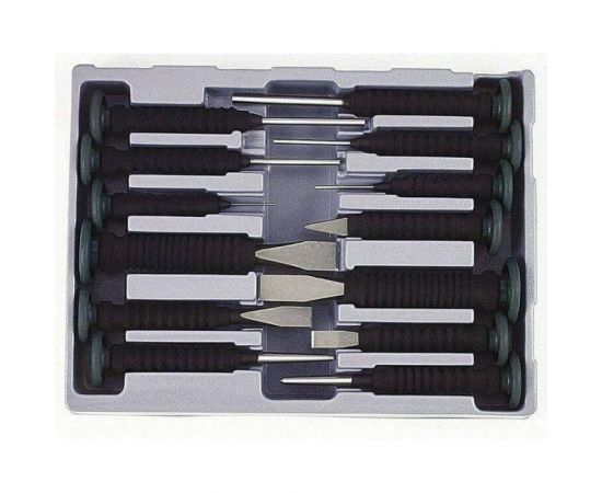 Набор зубил, пробойников и выколоток с защитой 13 предметов FORCE 5139 