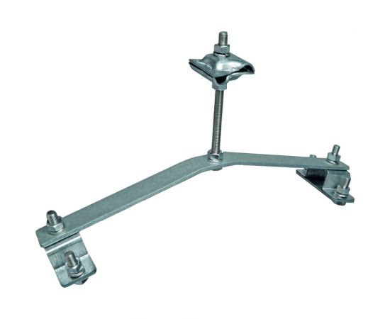 Опорный держатель круглого проводника EZETEK 8-10мм для конька, оцинковка 70845 