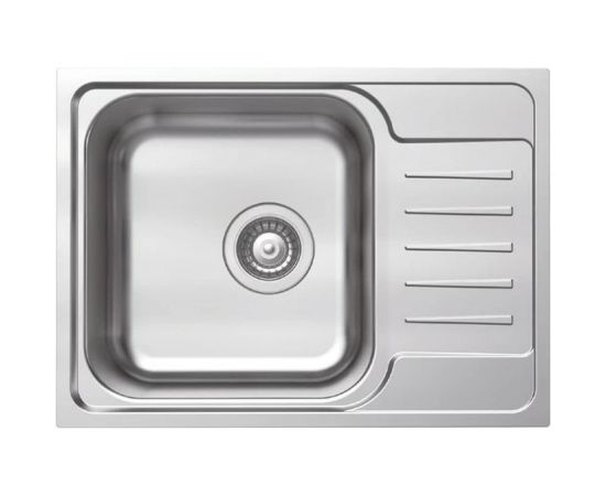 Мойка IDDIS Sound нержавеющая сталь, шелк, с крылом, 605x440x180 SND60SDi77 