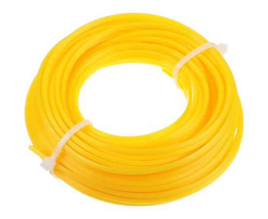 Леска для триммера 3 мм, 15 м, сечение квадрат, профи серия, нейлон 99% ЕРМАК 646-287 – изображение 2