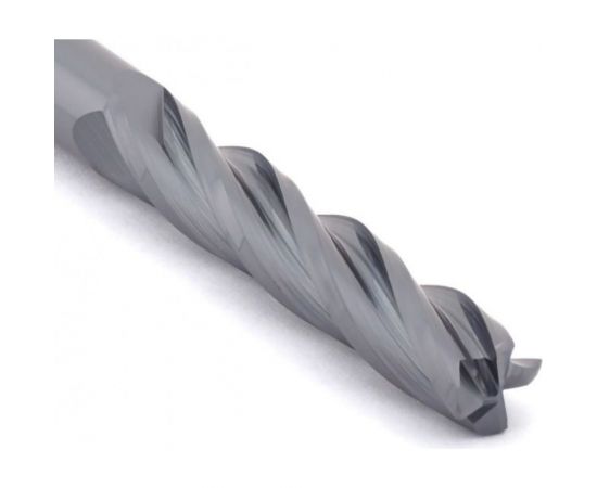 Фреза радиусная твердосплавная по металлу 8х19х63 мм, хв-к 8 мм, Z4 CNCINS PMK22.z4.08.19.63.30.R20 TiAlN – изображение 2