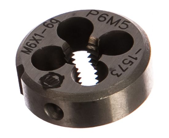 Плашка М 6 х1 Р6М5 6g ТМ Туламаш 137164 – изображение 2