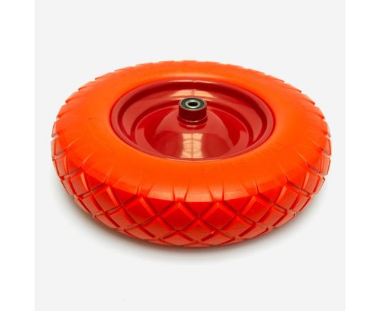 Колесо бескамерное запасное для 2-колёсной тачки 4.80/4.00-8, втулка 20 мм POLYAGRO 8055102 – изображение 2