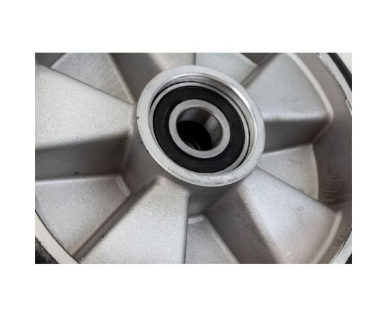 Колесо для гидравлической тележки 200 мм, Rub, алюминий, с подшипником WILMART 200 bear – изображение 3