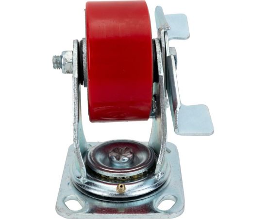 Колесо большегрузное поворотное SCpb 42 (100 мм; полиуретановое с тормозом (N) TOR 1026624 – изображение 3