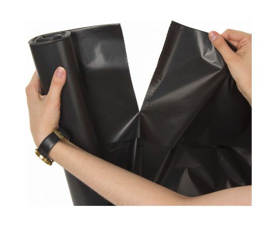 Мешки для мусора прочные черные (10 шт; 240 л; 90х140 см; 50 мкм; ПВД) ЛАЙМА 605337 – изображение 3