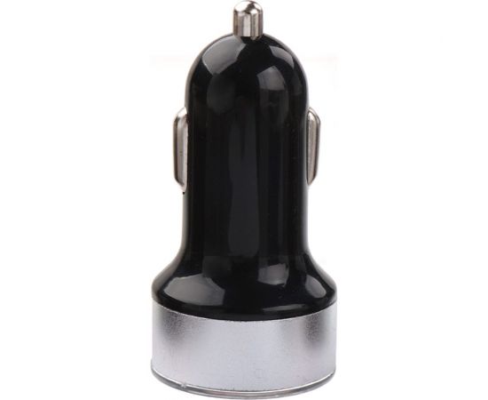 Автозарядка в прикуриватель REXANT 2хusb, с дисплеем, азу, 1000+2100 мА, серебристая 18-1947 – изображение 3