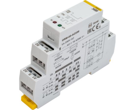 Импульсное реле IEK ORM 2 контакта, 230 В AC ORM-02-AC230 – изображение 3