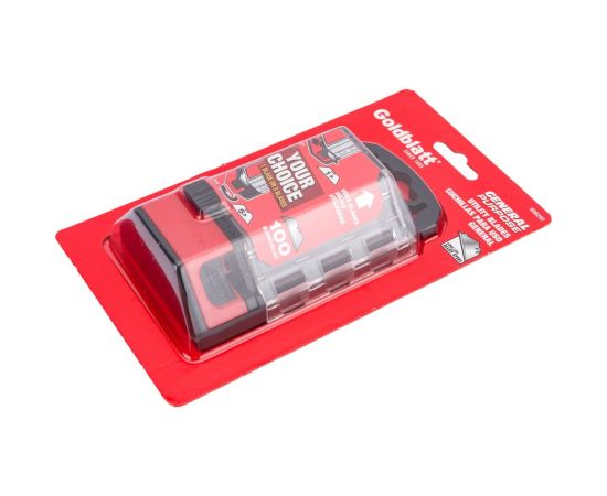 Набор универсальных лезвий 100 шт. Goldblatt G08283 – изображение 4