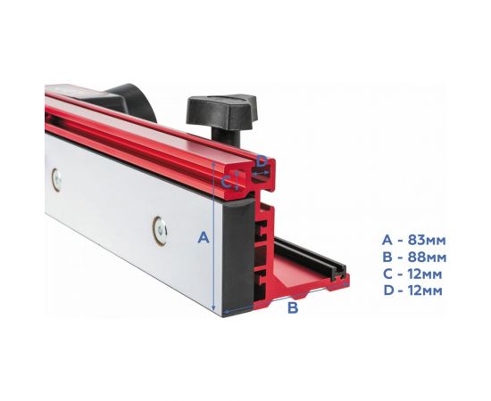 Упор фрезерный 600 мм JET 10000111 – изображение 4