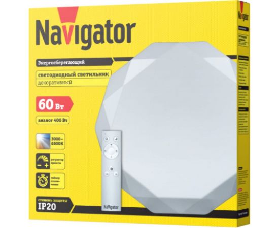 Светильник Navigator NBL-RC01-60-MK-IP20-LED алмаз 61661 – изображение 4