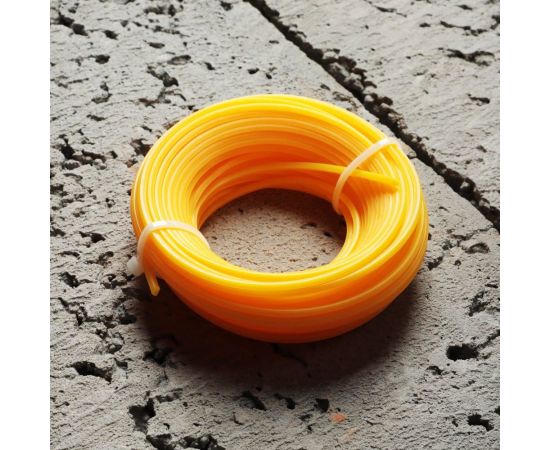 Леска для триммера 3 мм, 15 м, сечение квадрат, профи серия, нейлон 99% ЕРМАК 646-287 – изображение 5