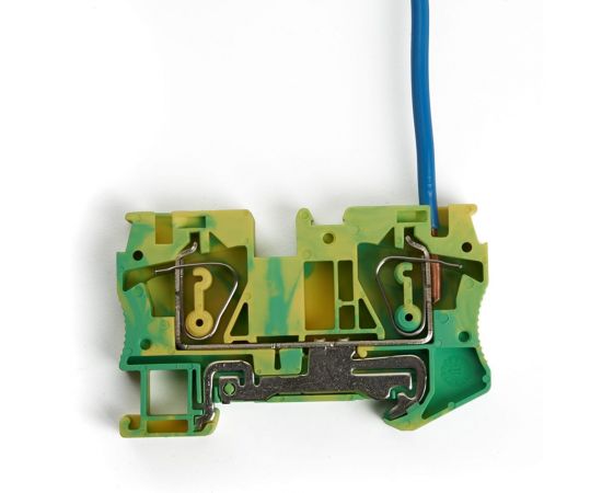 Самозажимной 2-проводной проходной зажим STEKKER ЗНИ - 2,5, JXB ST 2,5, желтый, зеленый LD552-3-25, 100шт, 39959 – изображение 6