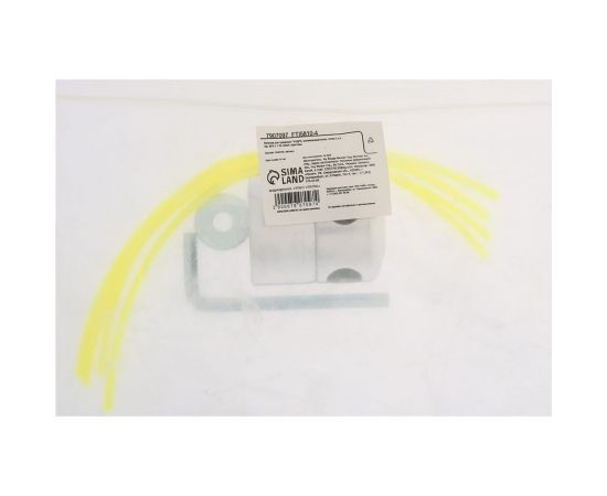 Катушка для триммера с адаптерами, алюминиевый корпус, леска 2-2.4 мм, М10x1.25 левая ТУНДРА 7907097 – изображение 7