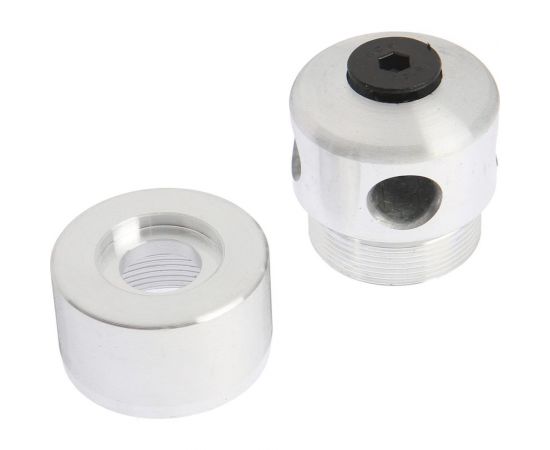 Катушка для триммера с адаптерами, алюминиевый корпус, леска 2-2.4 мм, М10x1.25 левая ТУНДРА 7907097 – изображение 10