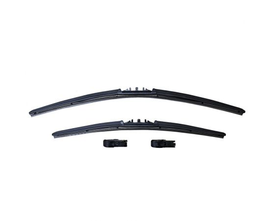 Комплект щёток стеклоочистителя HYBRID 2 шт 60 см и 48 см + адаптер TOP LOCK 2 шт Heyner 020240 