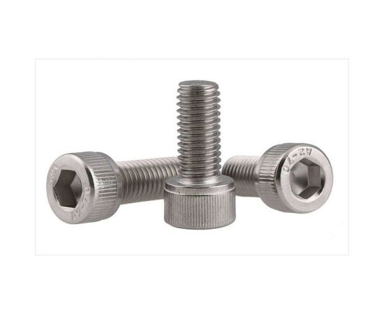 Винт Insparion din 912 с цилиндрической головкой и внутренним шестигранником, м5x12, нержавеющая сталь a2, 10 шт. ЕВ-00000145 