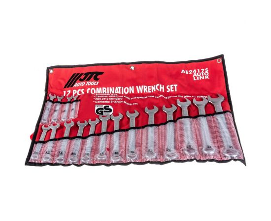 Набор комбинированных ключей JTC 8-27мм 17 предметов 1-AE2417S 