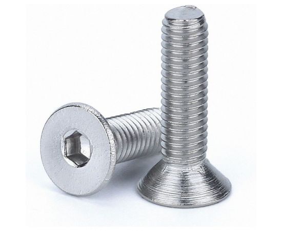 Винт с потайной головкой и внутренним шестигранником Insparion DIN 7991, а2 нержавеющая сталь, М6x20, 2 шт. ЕВ-00000148 