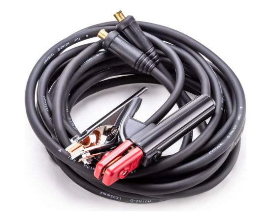 Кабели сварочные 5м, разъем 35мм2, электрододержатель, зажим FOXWELD 7023 