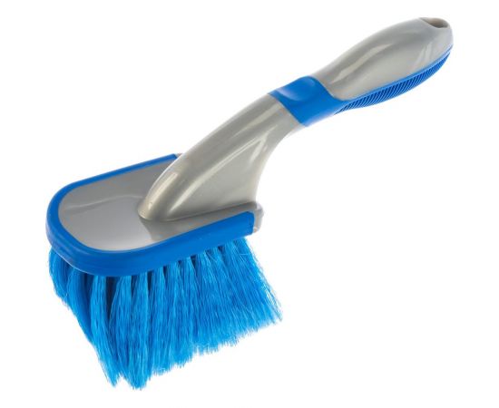 Щетка для уборки интерьера и мойки колесных дисков AMR синяя щетина DW-CB017 